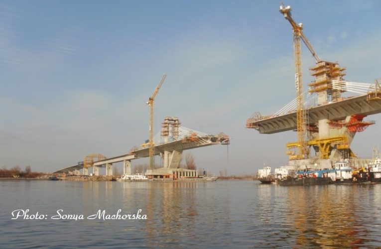 Защитные элементы Дунай мост Видин-Калафат