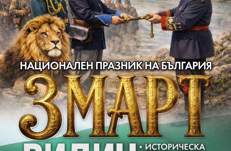 Трети март във Видин с уникално 3D mapping шоу