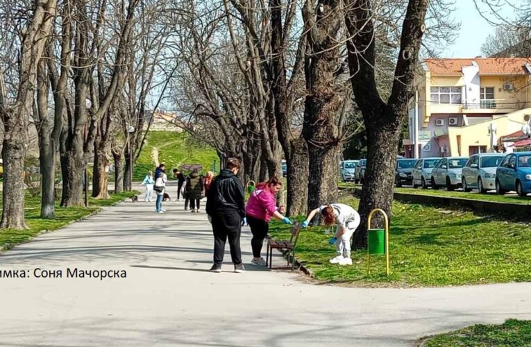 Ученици разкрасяват парковете във Видин